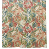 Paisley Shower Curtain Boho Floral Elegance Douchegordijn (Voorkant)