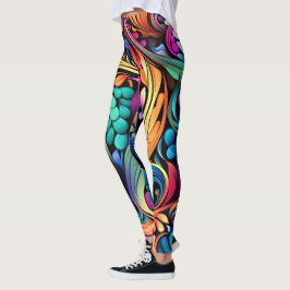 Paisley sierpatroon leggings