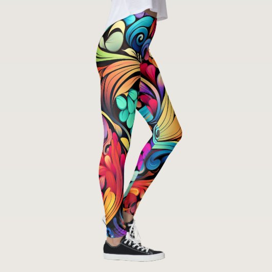 Paisley sierpatroon leggings (Rechts)