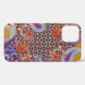 Paisley Sjaal: Meerkleurig stoffen ontwerp Case-Mate iPhone Case (Achterkant (horizontaal))