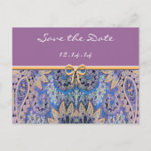  Paisley slaat de datum op Aankondigingskaart (Voorkant)