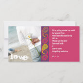 Paisley slaat de datum op save the date (Voorkant)