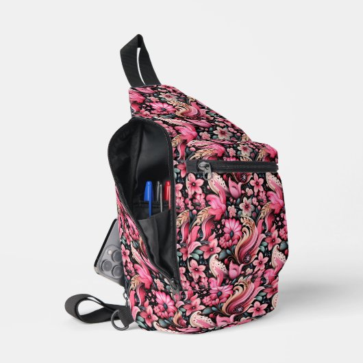 Paisley sling bag (Open)