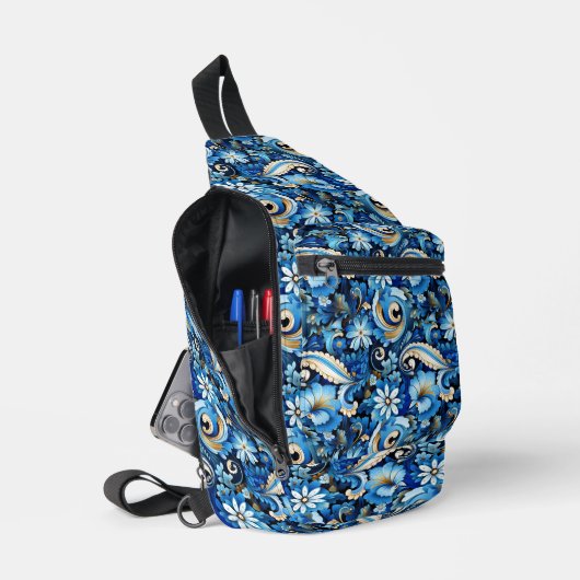 Paisley sling bag (Open)
