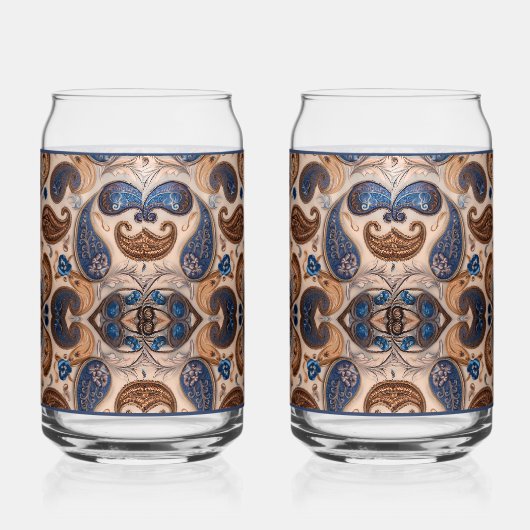 Paisley Soda Glass Blikvorm Glas (Rechts)