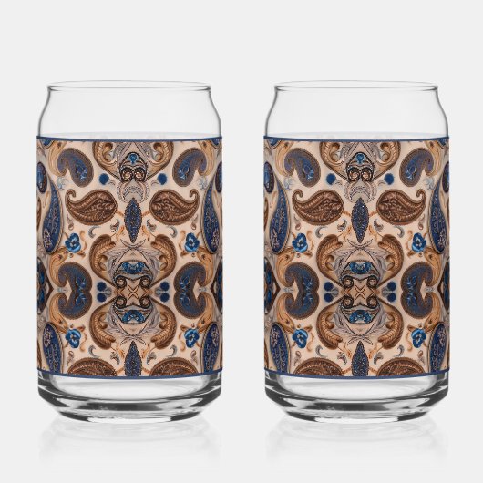 Paisley Soda Glass Blikvorm Glas (Achterkant)