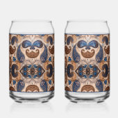 Paisley sodaglas blikvorm glas (Rechts)
