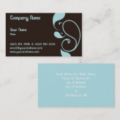 Paisley Splash Visitekaartje (Voorkant / Achterkant)