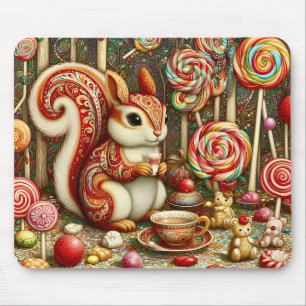 ~ Paisley Squirrel ~ theefeest ~ Mousepad Muismat