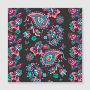 Paisley Streep: Zwart Decoratief Naadloos