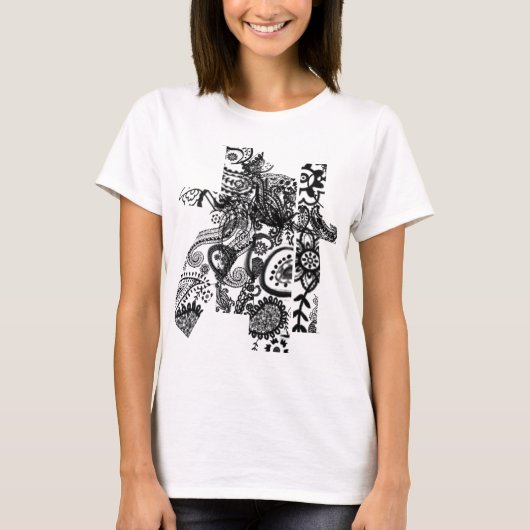 Paisley Stripes T-shirt (Voorkant)