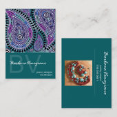 Paisley Supreme Business Card-sjabloon Visitekaartje (Voorkant / Achterkant)