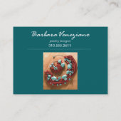 Paisley Supreme Business Card-sjabloon Visitekaartje (Achterkant)