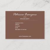 Paisley Supreme Business Card-sjabloon Visitekaartje (Achterkant)