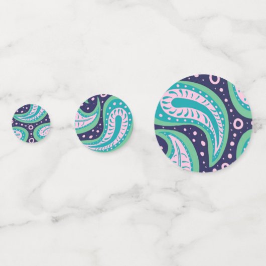 Paisley Table Confetti (Achterkanten)