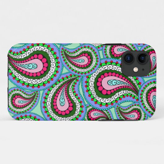 Paisley-telefoontas Case-Mate iPhone Case (Achterkant (horizontaal))