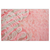 Paisley Textile | Rood Roze Groene Stof Print (Fat Quarter)