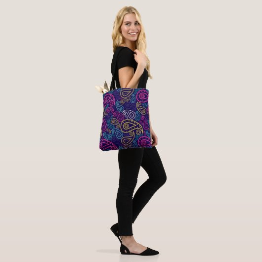 Paisley Tote Bag (Op model)