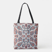 Paisley trots tote bag (Achterkant)