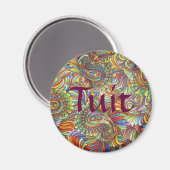Paisley Tuit Magnet (Voorkant / Achterkant)