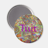 Paisley Tuit Magnet (Voorkant / Achterkant)