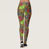 Paisley veren2 leggings (Achterkant)