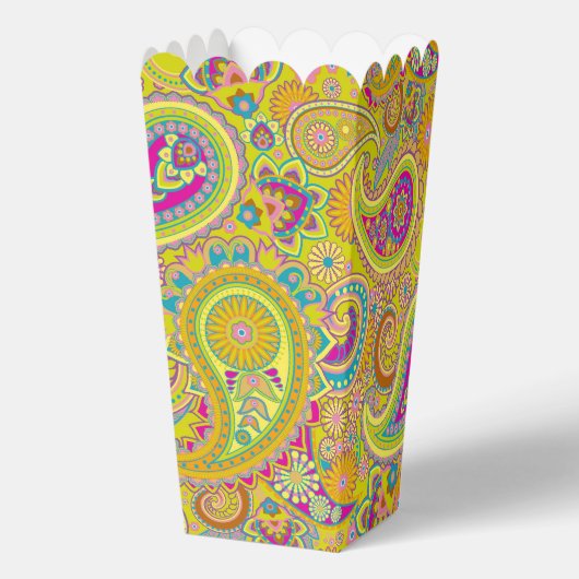 Paisley Versieringen / Patroon 1 Bedankdoosjes (Achterkant)