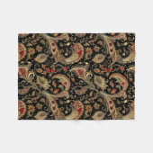 Paisley, Victoriaans, Gotisch,  Fleece Deken (Voorkant (Horizontaal))