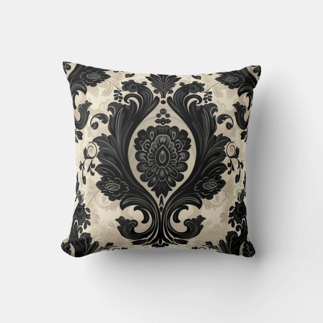 Paisley, Victoriaans, Gotisch Kussen (Voorkant)