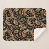 Paisley, Victoriaans, Gotisch, Sherpa Deken (Voorkant (horizontaal))