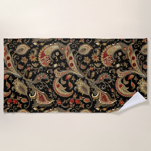 Paisley, Victoriaans, Gotisch, Strandlaken (Voorkant)