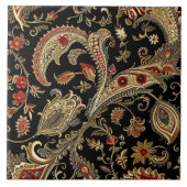 Paisley, Victoriaans, Gotisch, Tegeltje (Voorkant)