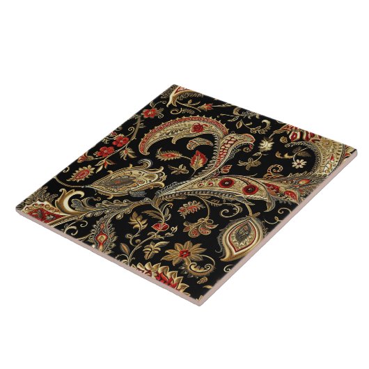 Paisley, Victoriaans, Gotisch, Tegeltje (Zijkant)