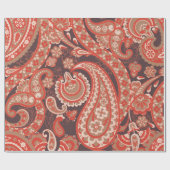 Paisley vintage seamless pattern. Fantastic flower Cadeaupapier (Vlak)