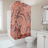 Paisley vintage seamless pattern. Fantastic flower Douchegordijn (In situ)