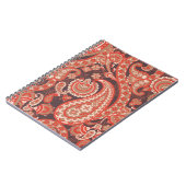 Paisley vintage seamless pattern. Fantastic flower Notitieboek (Linkerzijde)