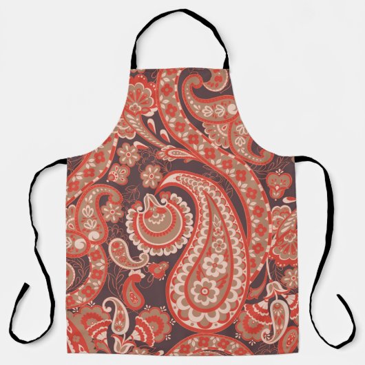 Paisley vintage seamless pattern. Fantastic flower Schort (Voorkant)