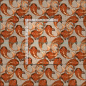 paisley visbisque stof (Delen)