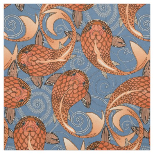 paisley visdenim stof (Swatch)