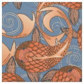 paisley visdenim stof (Close Up)