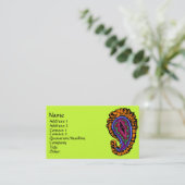 Paisley Visitekaartje (Staand voorkant)