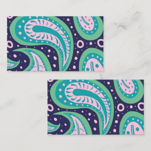  Paisley Visitekaartje (Voorkant / Achterkant)