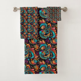 Paisley Vivid Bold Bad Handdoek