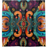 Paisley Vivid Bold Douchegordijn (Voorkant)