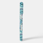 Paisley vogels in baby blauw Case-Mate iPhone case (Achterkant / Rechts)