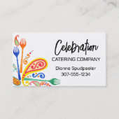 Paisley Vorken Party Chef Kookles Catering Visitekaartje (Voorkant)