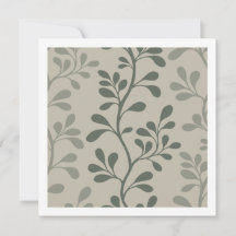 Paisley Wals Groene Silhouet Minimalistische Botan