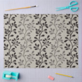 Paisley-wals Minimalistische botanische silhouette Tissuepapier (Craft)