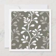 Paisley Waltz Dark Green Minimal Modern Botanical