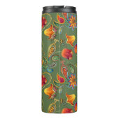 Paisley waterverf, naadloos Indiaas motief. Thermosbeker (Achterkant)